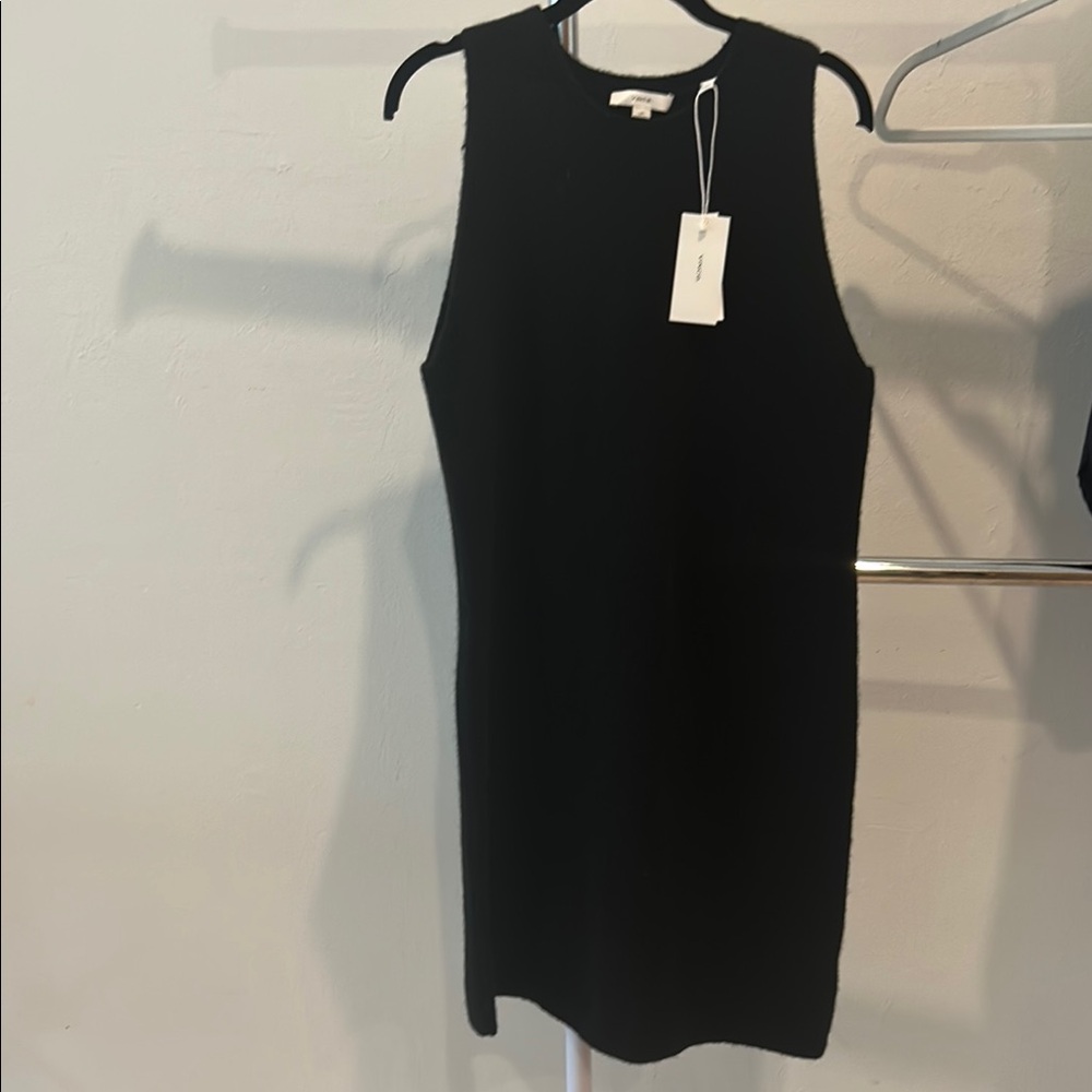 Vince Classic Black Mini Dress